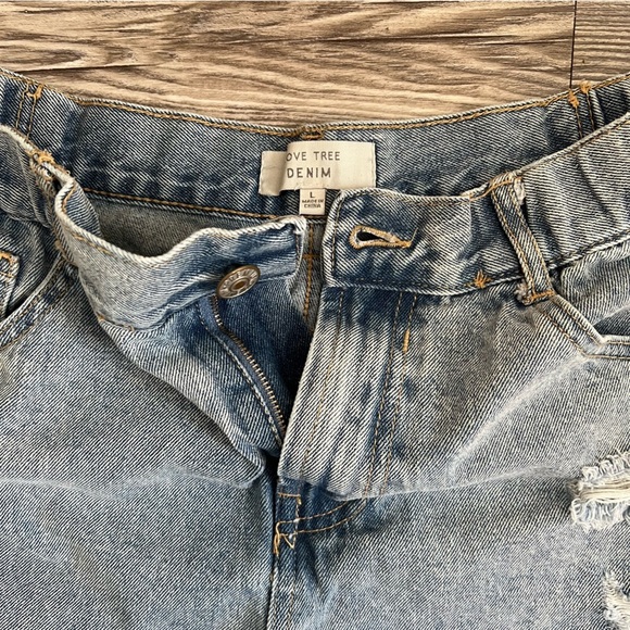 Love Tree High-Waist Denim Shorts - Picture 5 of 5